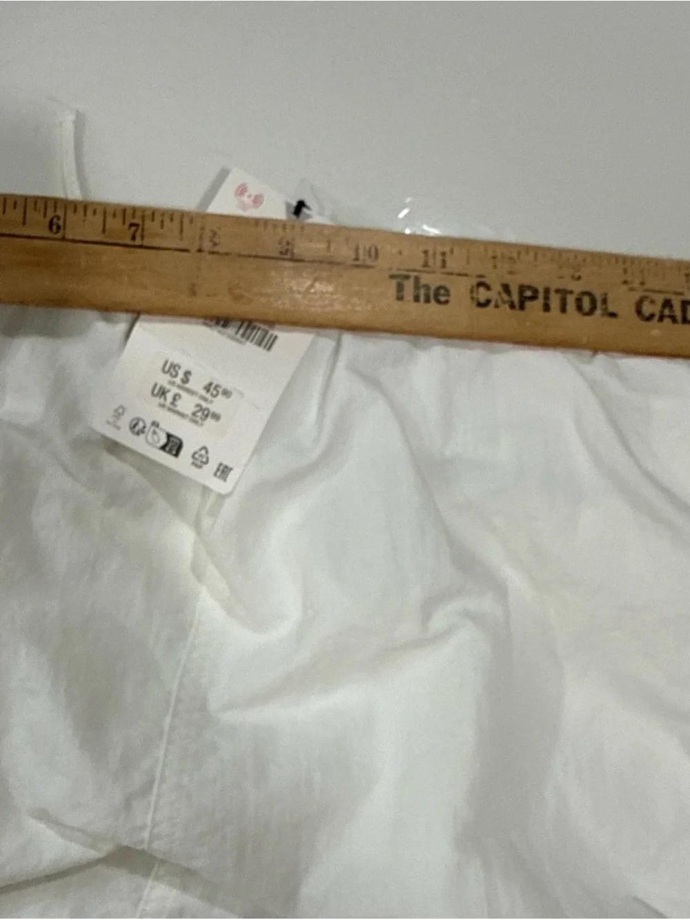 Zara crisp white